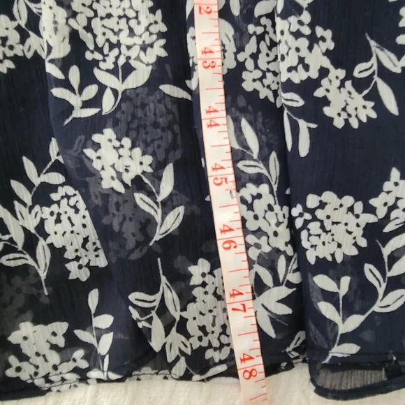 Tommy Hilfiger Floral Printed Belted Halter Midi Dress Size 4 - Picture 9 of 16